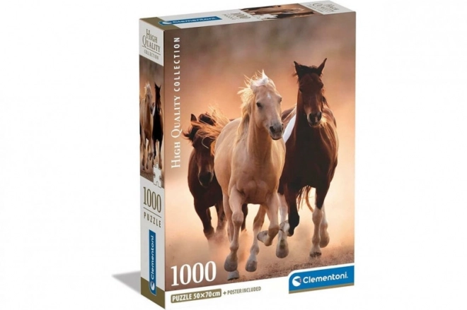 Puzzle 1000 Pieces Running Horses