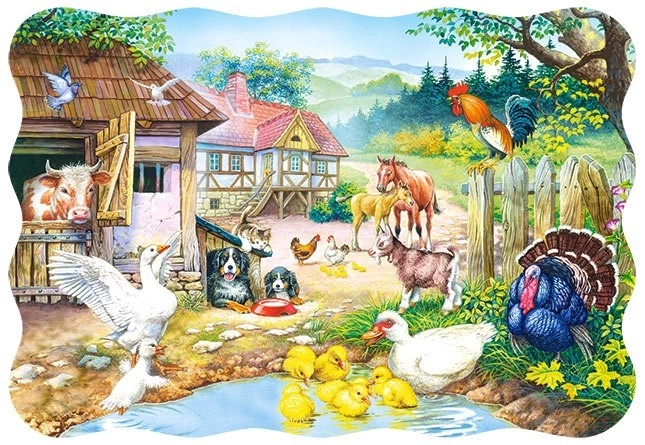 Castorland Farm Puzzle for Kids