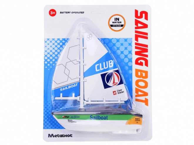 Colorful Sailboat Battery Operated Toy