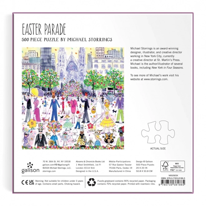 Galison Puzzle Michael Storrings Easter Parade