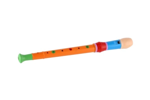 Painted Wooden Flute 33cm