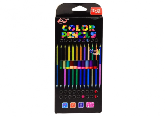 Dual-sided Colored Pencils Set 24 Colors