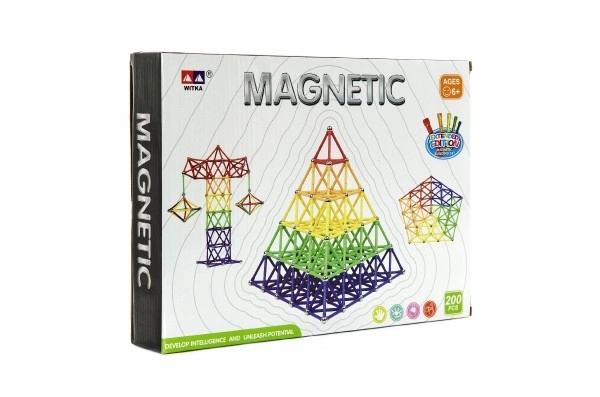 Magnetic Building Blocks Witka 200 pcs