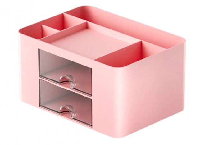 Pink Desk Storage Organizer with Drawers