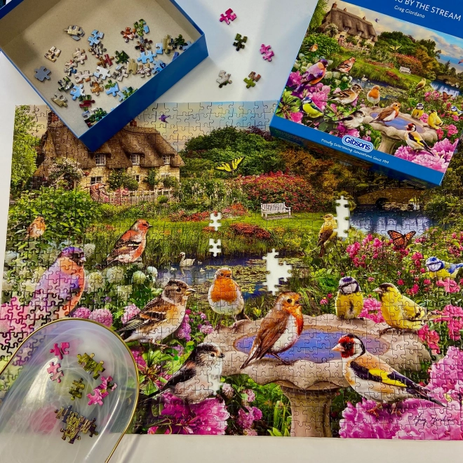 Gibsons Singing Birds by the Creek Puzzle 1000 Pieces