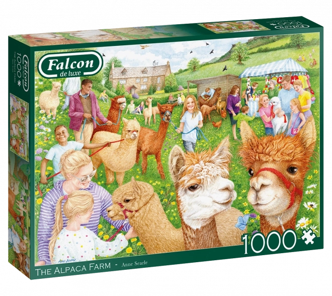 Falcon Puzzle with Alpacas 1000 Pieces