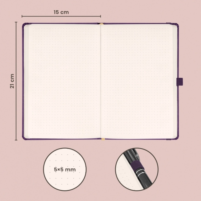 Notique Dotted Notebook Aprint Neo Purple