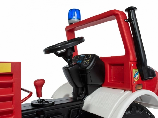 Children's Fire Truck Mercedes Unimog with Pedals