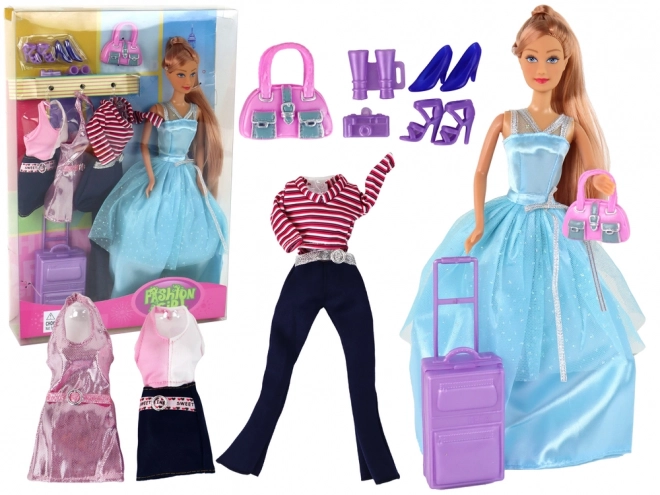 Doll Set with Costume and Adventure Accessories