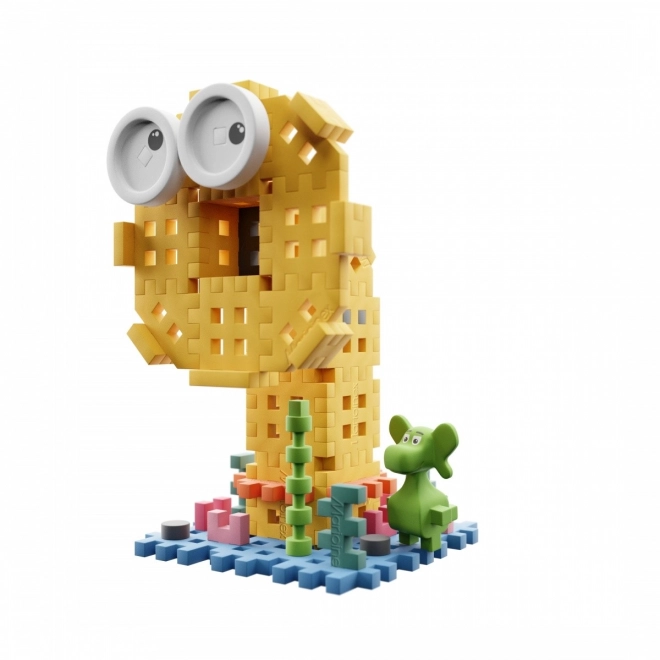 Mini Waffle Diplodok and Sea Mermaid Building Blocks Set