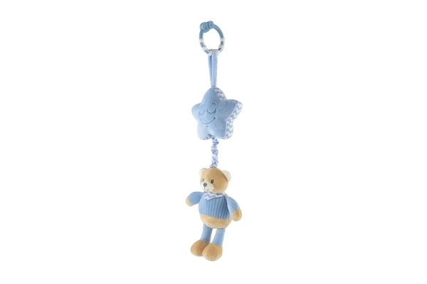 Plush Bear With Star Musical Mobile For Crib/Stroller