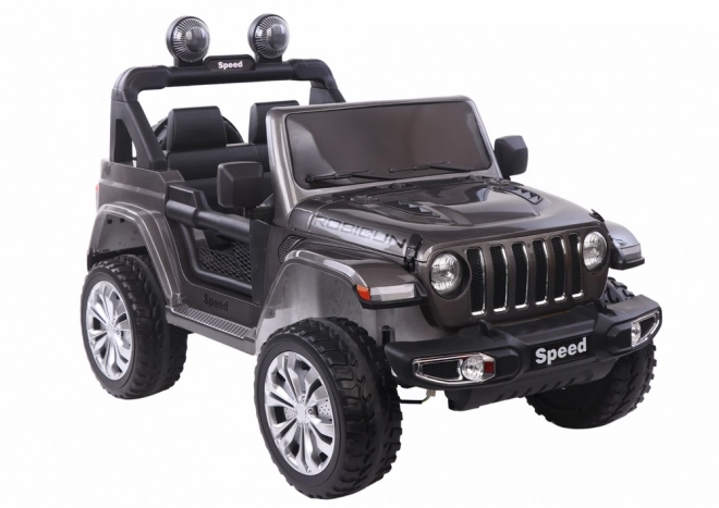 Silver Painted 4x4 Electric Ride-On Vehicle