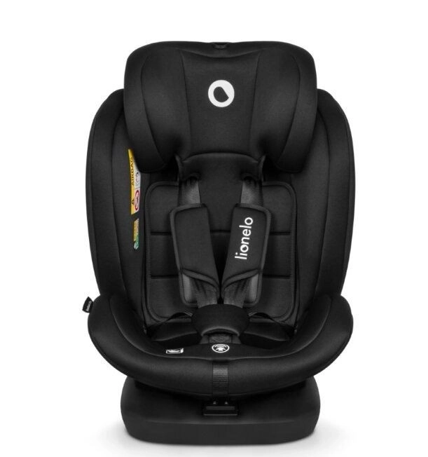 Lionelo Rotating Car Seat Bastiaan i-Size 40-150 cm Black Grey – Black Gray