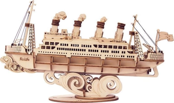 Robotic Wooden 3D Puzzle Ocean Liner