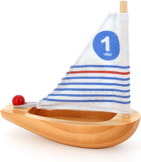 Vilac Wooden Small Sailboat