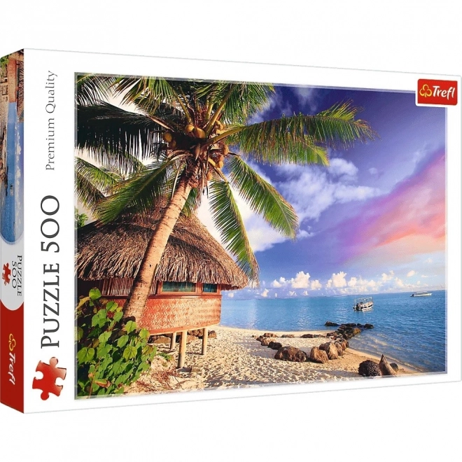 500 Piece Bora Bora Island Puzzle