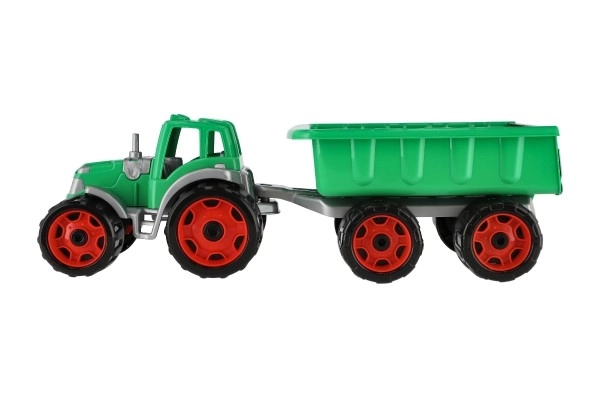 Plastic Tractor With Trailer 53cm