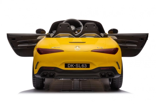 Electric Toy Car Mercedes AMG SL63 Yellow