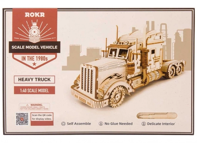 Robotime Rokr 3D Wooden Puzzle Heavy Truck