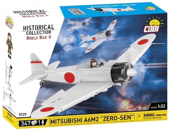 Building Blocks Mitsubishi A6M2 Zero Fighter