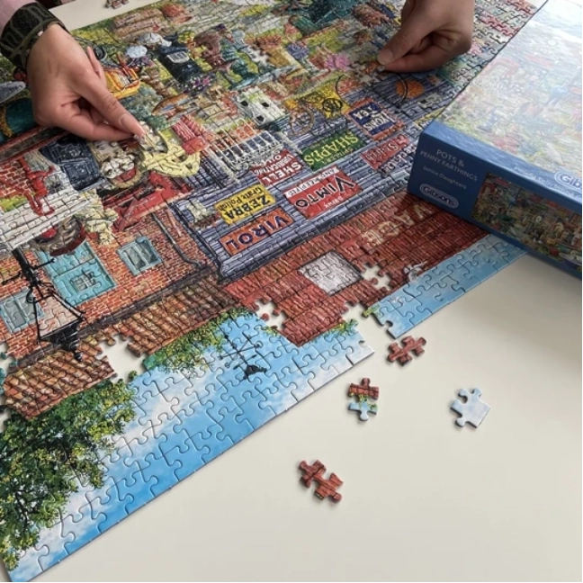 Gibsons Puzzle Treasures and Trinkets 1000 Pieces