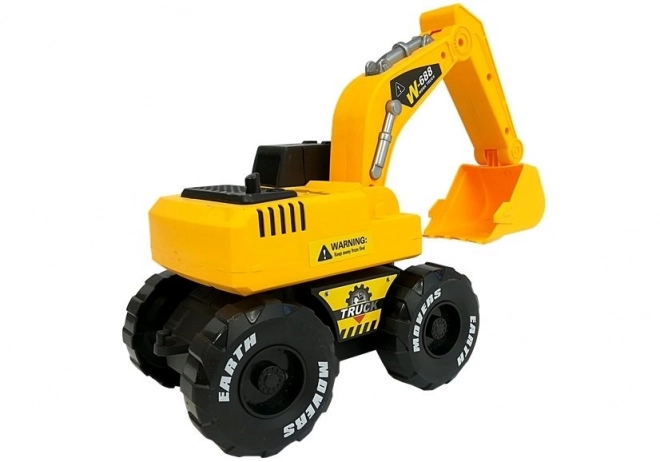 Friction Powered Excavator with Sounds and Lights