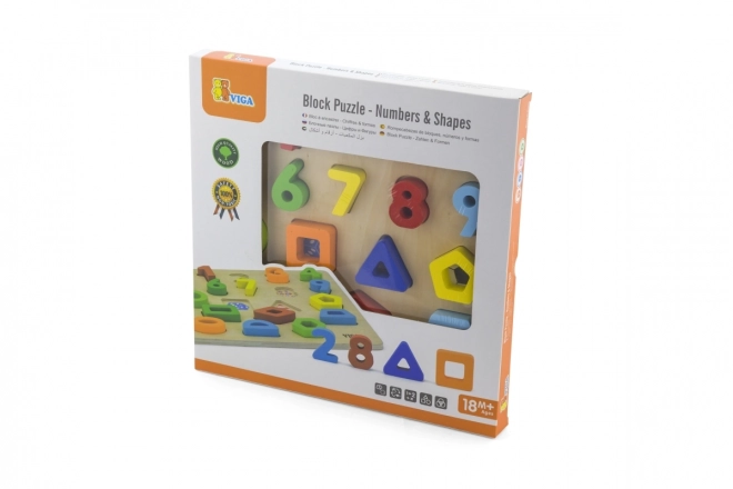 3D Shape and Number Puzzle