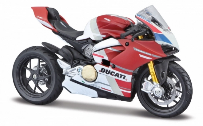 Metal Motorcycle Model Ducati Panigale V4 Corse 1/18 with Stand