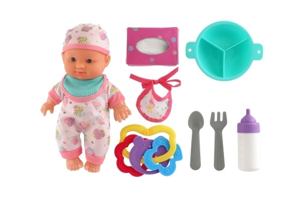 Cute Baby Doll 22cm With Accessories