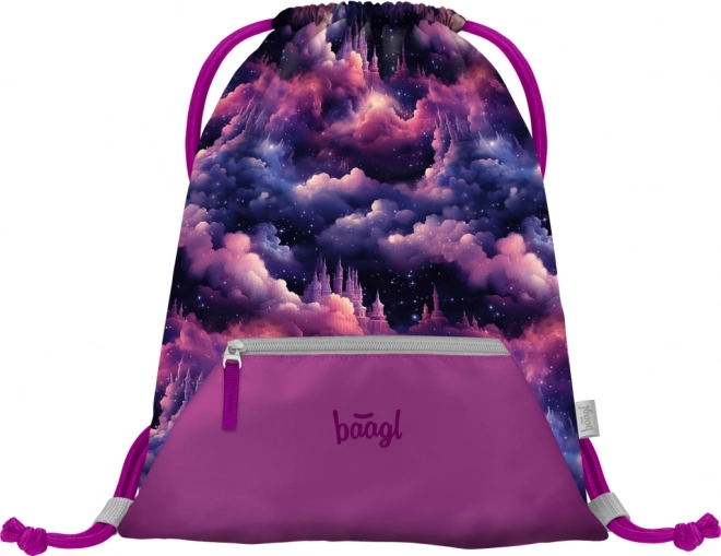 Baagl School Bag Unicorn Kingdom Set