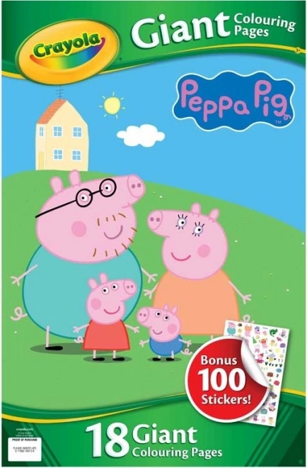 Crayola Peppa Pig Mega Coloring Book