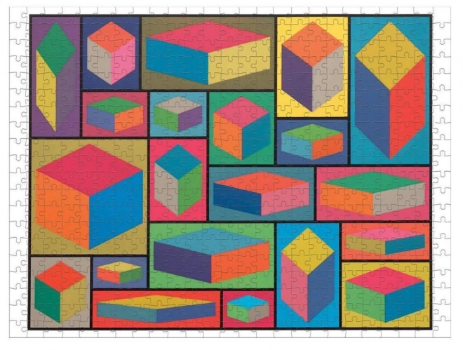 Galison Sol Lewitt Double Sided Puzzle 500 Pieces