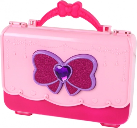 Magical pink suitcase for little stylists