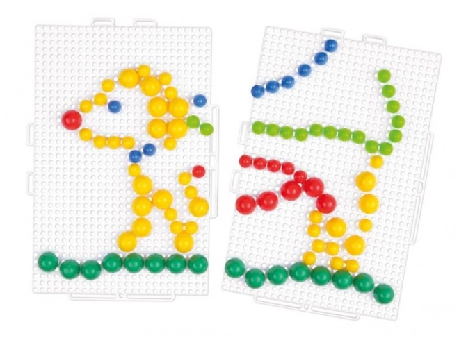 Mosaic Pegboard Set with 400 Colorful Pieces