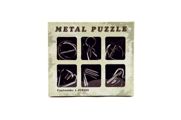 Metal Puzzle Set of 6