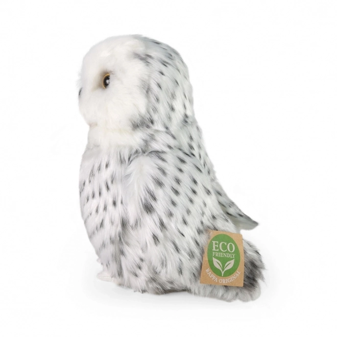 Eco-Friendly Plush Polar Owl 18 cm