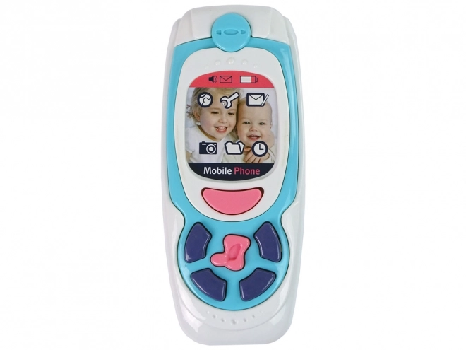 Dětský vzdělávací mobilní telefon Melody Blue