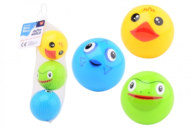 Rubber Balls for Kids with Animal Designs