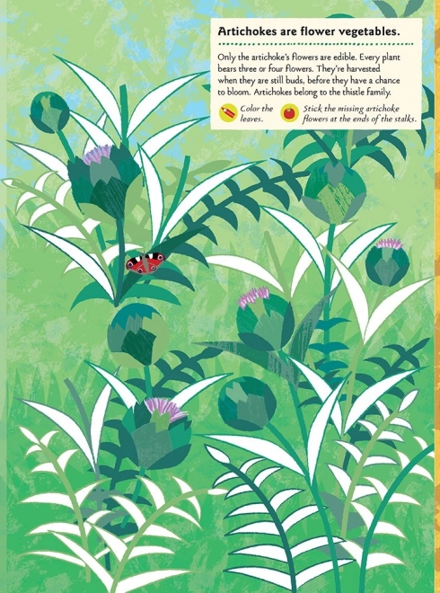 My Nature Sticker Activity Book - In the Vegetable Garden