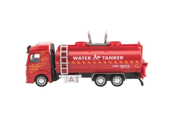 Fire Engine Toy Cars 21-23cm with Pullback Mechanism