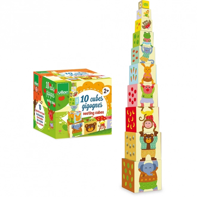 Animal Stacking Tower by Vilac