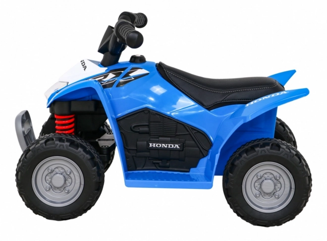 Blue Battery Operated Kids Quad with Led Lights and Horn