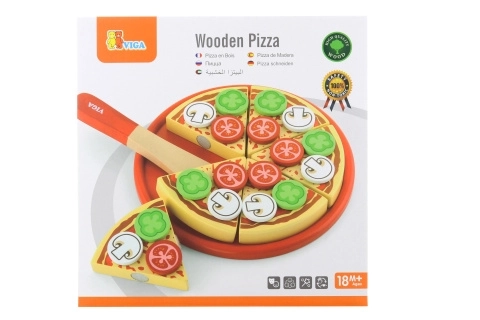 Wooden Pizza Playset