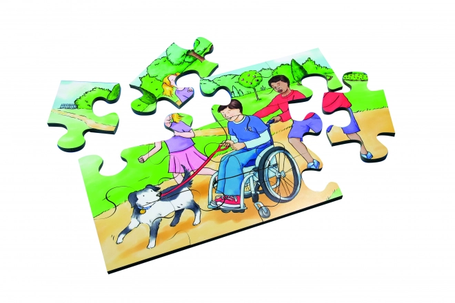 Just Jigsaws Inclusive Wooden Puzzle Set