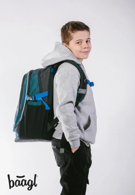 Baagl School Backpack Core Soccer Player