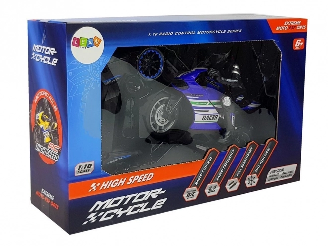 Remote Controlled Racing Motorbike Blue