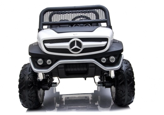 Electric Ride-On Car Mercedes Unimog White