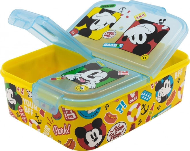 Stor multi compartment lunch box Mickey Mouse