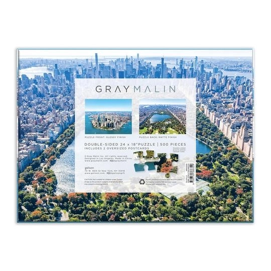 Galison Double-Sided Puzzle New York City by Gray Malin