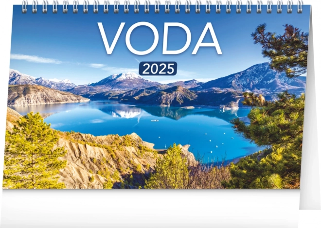 Desktop Calendar Water CZ/SK 2025